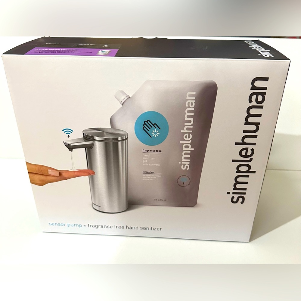 Simplehuman sensor pump hand sanitizer